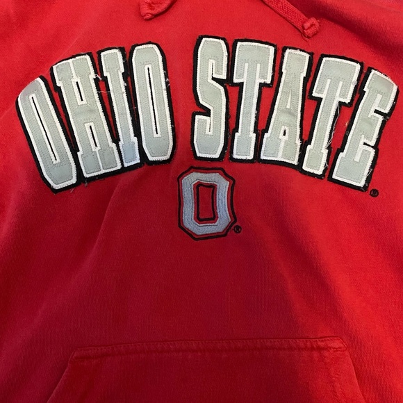 Ohio State Vintage Red Hoodie Size Large - Picture 2 of 3